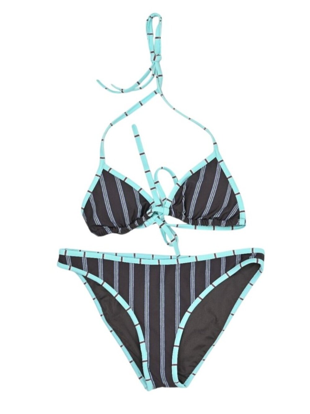 STAUD Lido Top & Coto Bottoms Bikini Set in Redondo Stripe